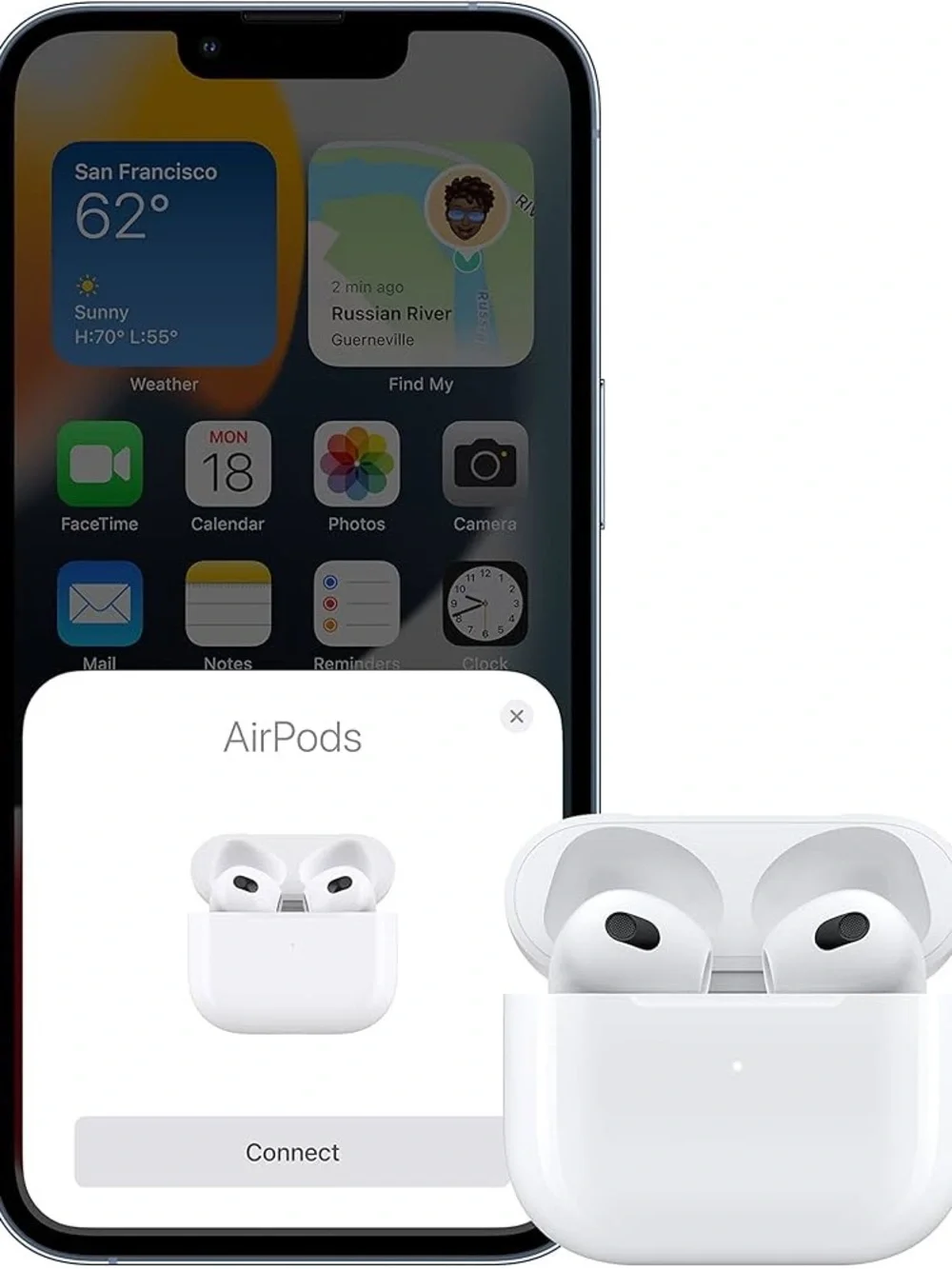 Apple AirPods Pro (White) - 3rd Generation Magsafe charging case (OPEN BOX)